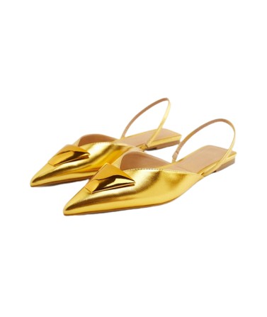 Trendy Pointed-Toe Flat Sandals