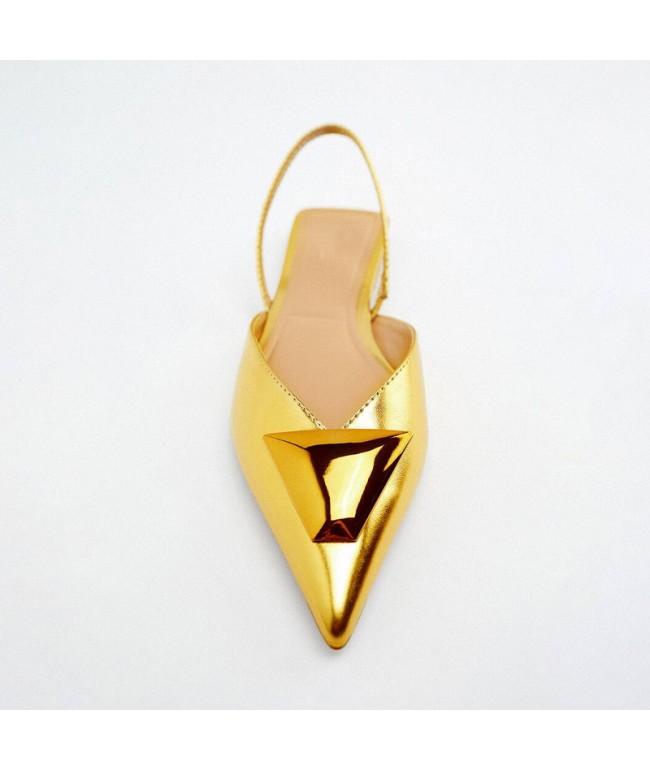 Trendy Pointed-Toe Flat Sandals