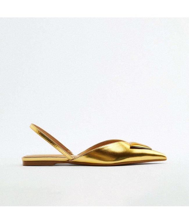 Trendy Pointed-Toe Flat Sandals