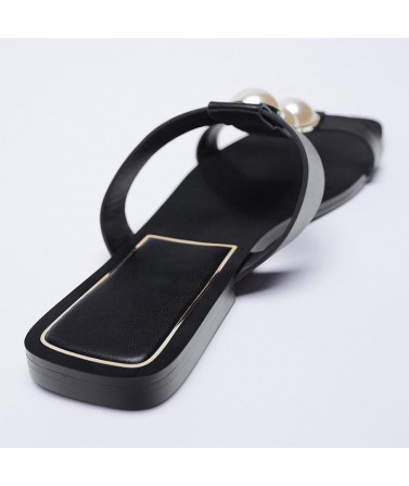 Pearl Flat Sandals