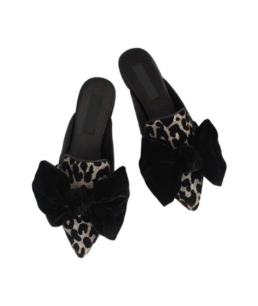 Bowknot Pointed Slippers