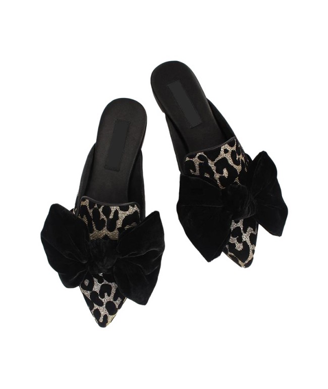 Bowknot Pointed Slippers
