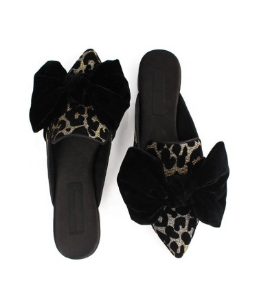 Bowknot Pointed Slippers