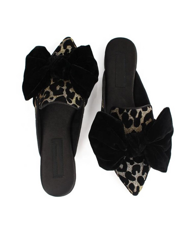 Bowknot Pointed Slippers
