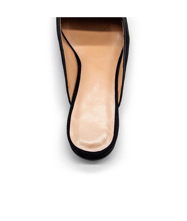 Pointed Toe Backless Flat Slippers