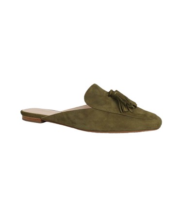 Suede Flat Slippers