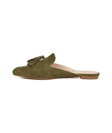 Suede Flat Slippers