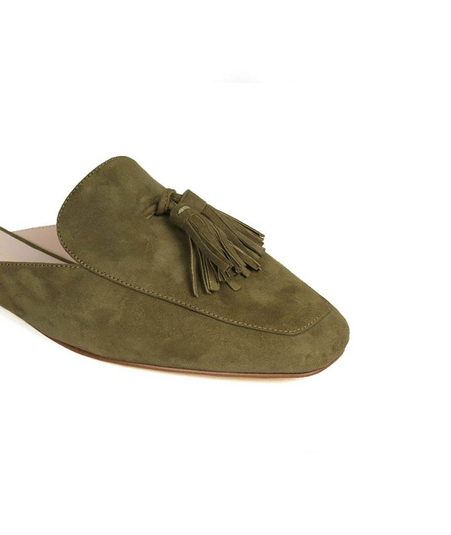 Suede Flat Slippers