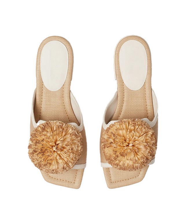 Casual Woven Flat Slippers