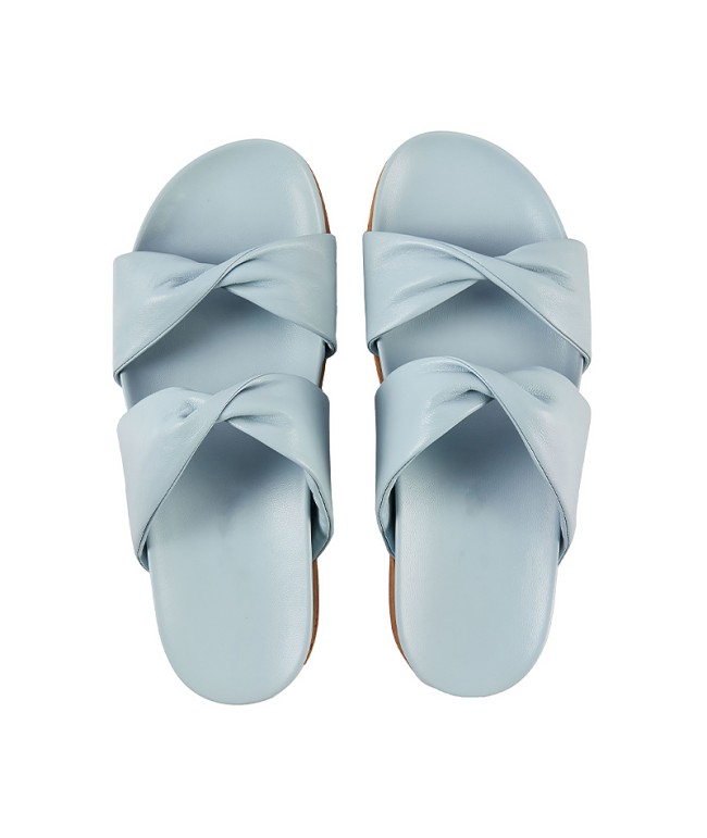 Leather Flat Slippers