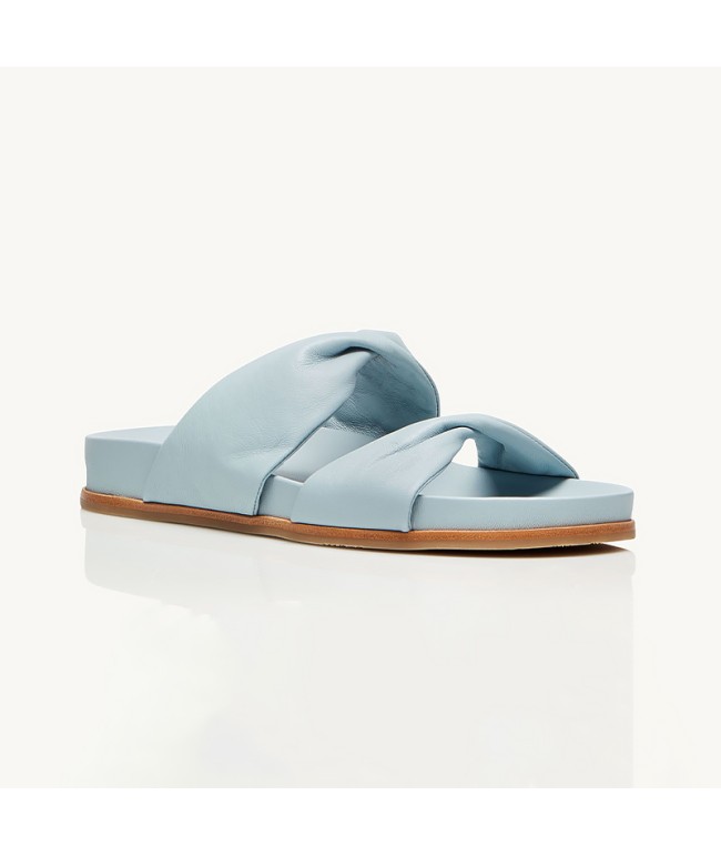 Leather Flat Slippers