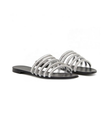 Rhinestone Flat Sandals