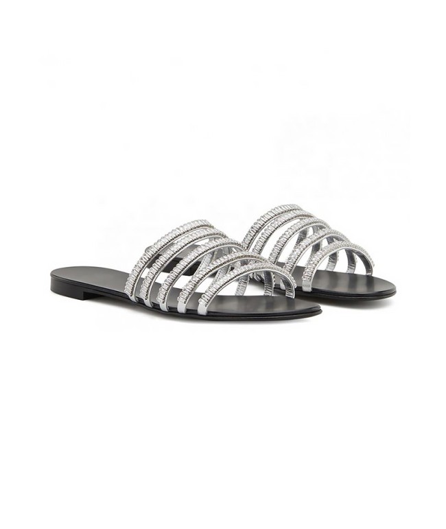 Rhinestone Flat Sandals