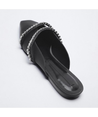 Casual flat mules