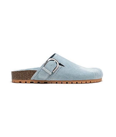 Denim Flat Slippers