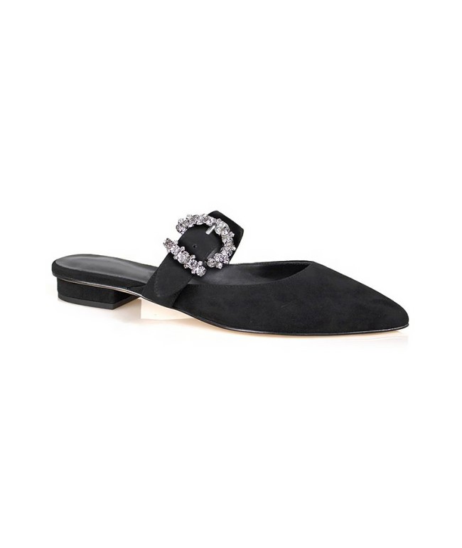 Diamond Buckle Slippers