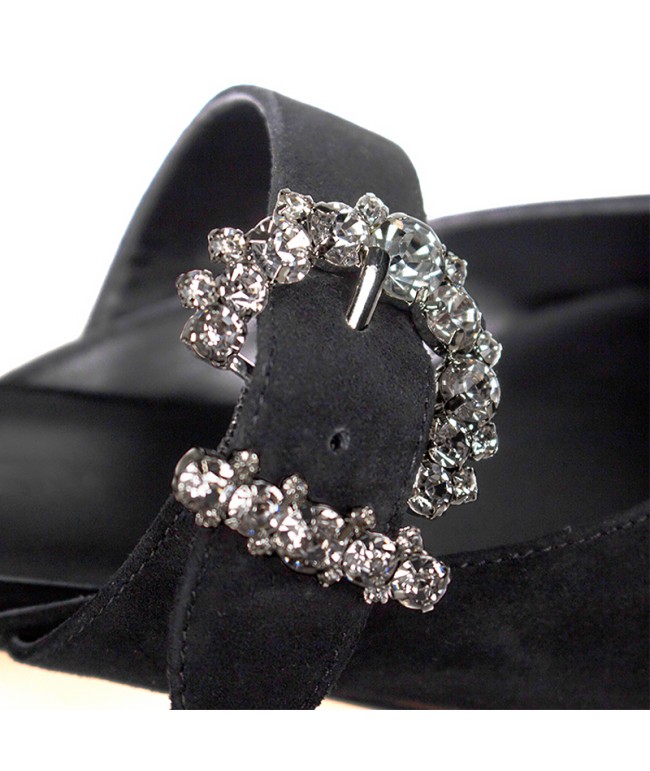 Diamond Buckle Slippers